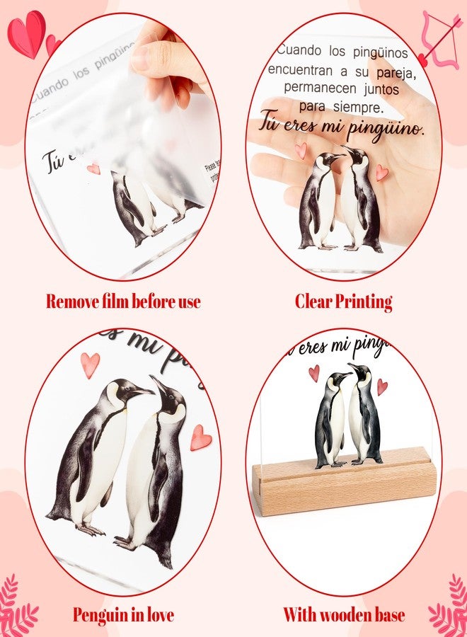 Yopyame Spanish Gifts for Her or Him - Wedding Anniversary I Love You Acrylic Plaque with Wooden Stand for Men Women Ideas Gifts for Girlfriend Boyfriend Birthday Gifts for Couple Wife Husband - Image 3